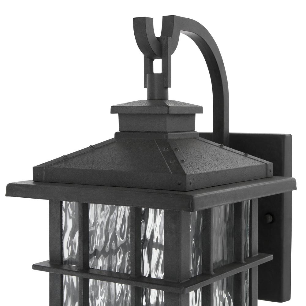 Zinc Outdoor Integrated LED Small Wall Mount Lantern