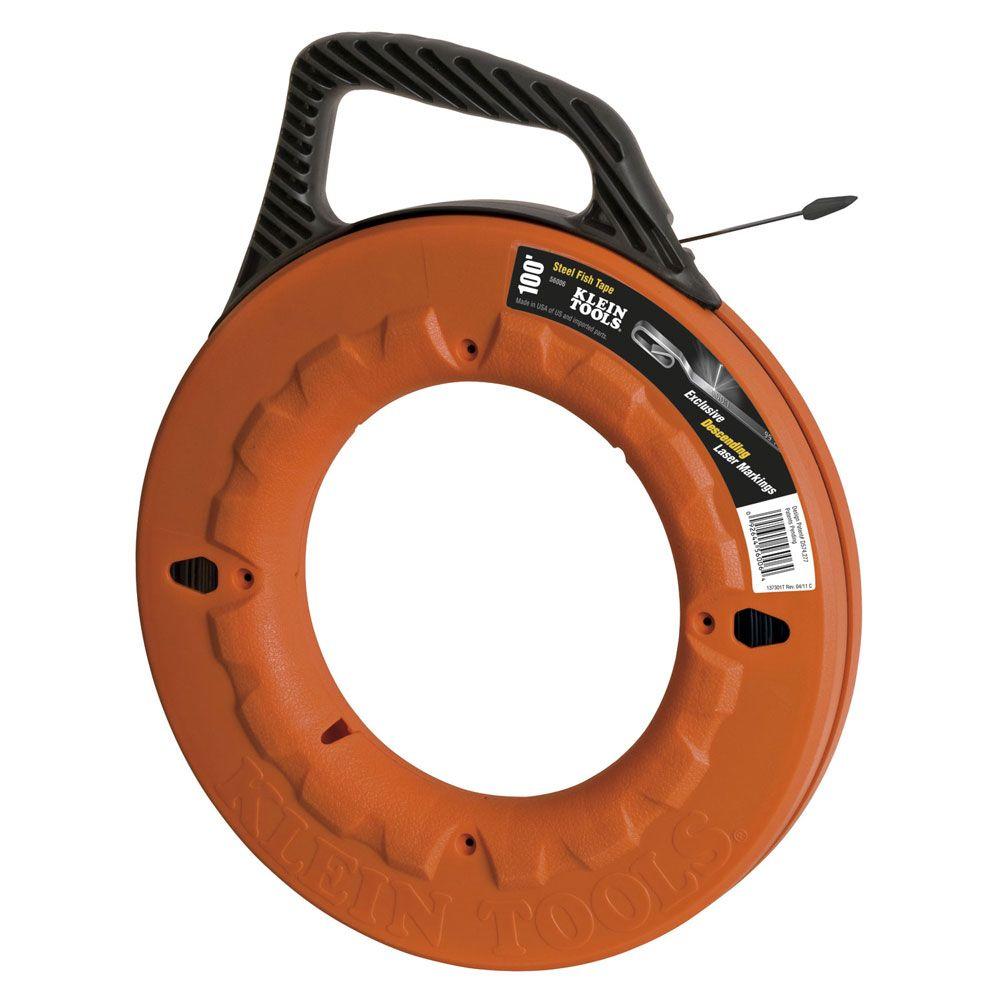 Klein Tools 100 Ft High Strength Steel Fish Tape