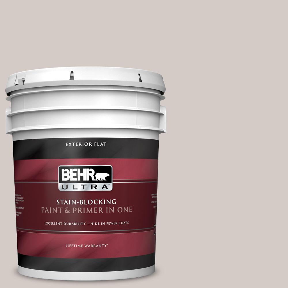 BEHR ULTRA 5 gal. PPU1809 Burnished Clay Flat Exterior Paint and