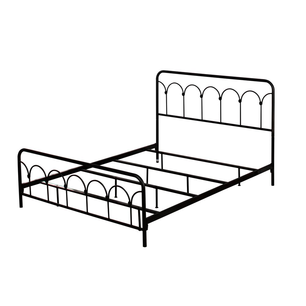 Hilale Furniture Jolene Textured Black Queen Bed 2274 501