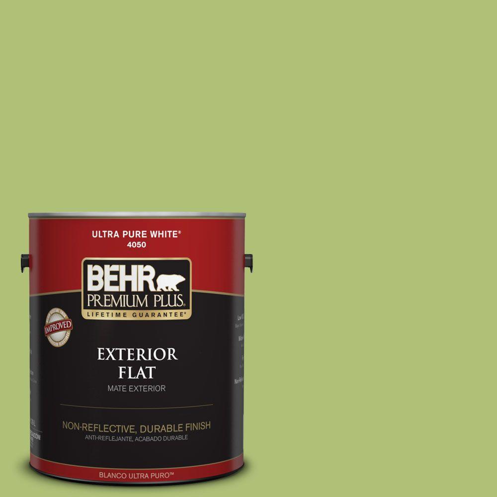 BEHR MARQUEE 5gal. P3302 Lime Bright Flat Exterior Paint445005 The Home Depot