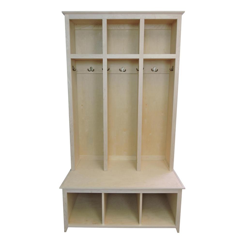 Walker Edison Furniture Company Industrial Driftwood Hall Tree