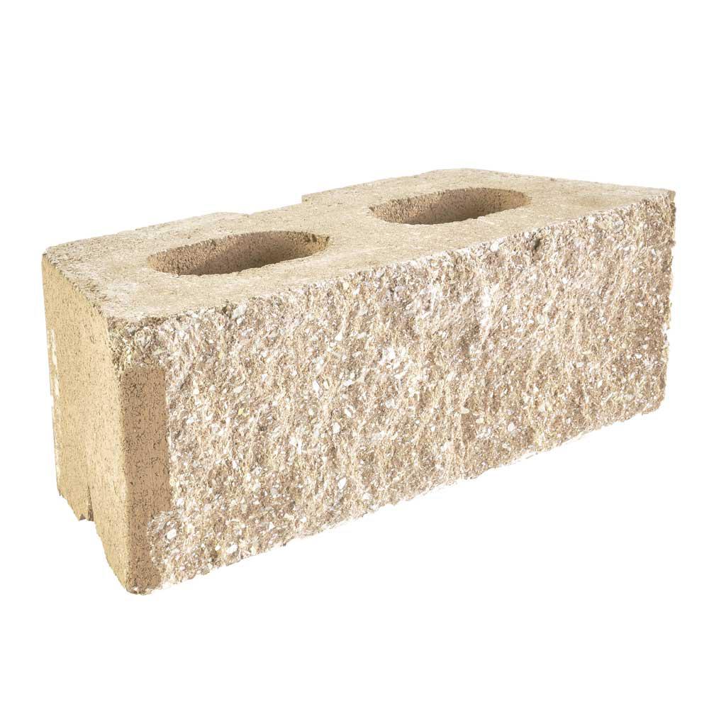 RockWall 7 in. L x 17.44 in. W x 6 in. H Large Limestone Retaining Wall Block (48 Pieces/34.9 sq. ft./Pallet)