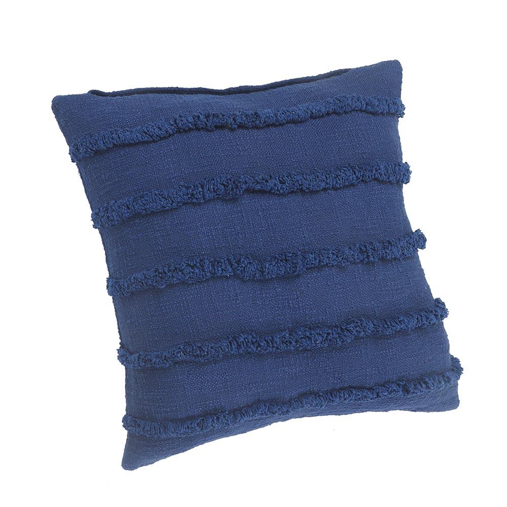 deep blue throw pillows