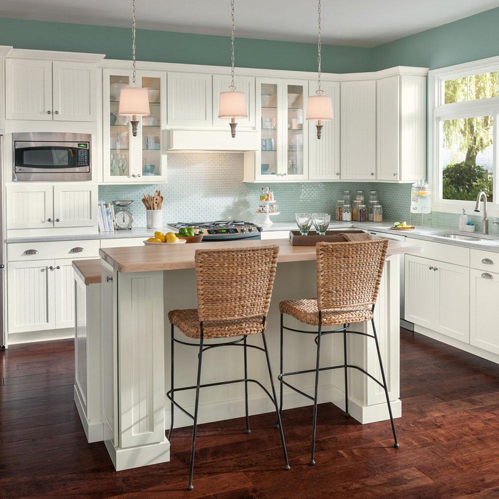 American Woodmark Custom Kitchen Cabinets Shown in Cottage Style ...