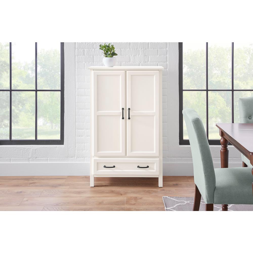 Stylewell Stylewell Ivory Wood Kitchen Pantry 30 In W X 47 In H