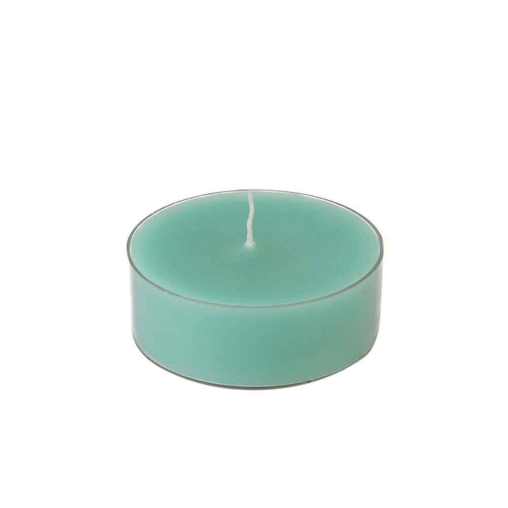 Zest Candle 2 25 In Aqua Mega Oversized Tealights 12 Box Ctm 032 Zest Candle 2 25 In Aqua Mega Oversized Tealights 12 Box