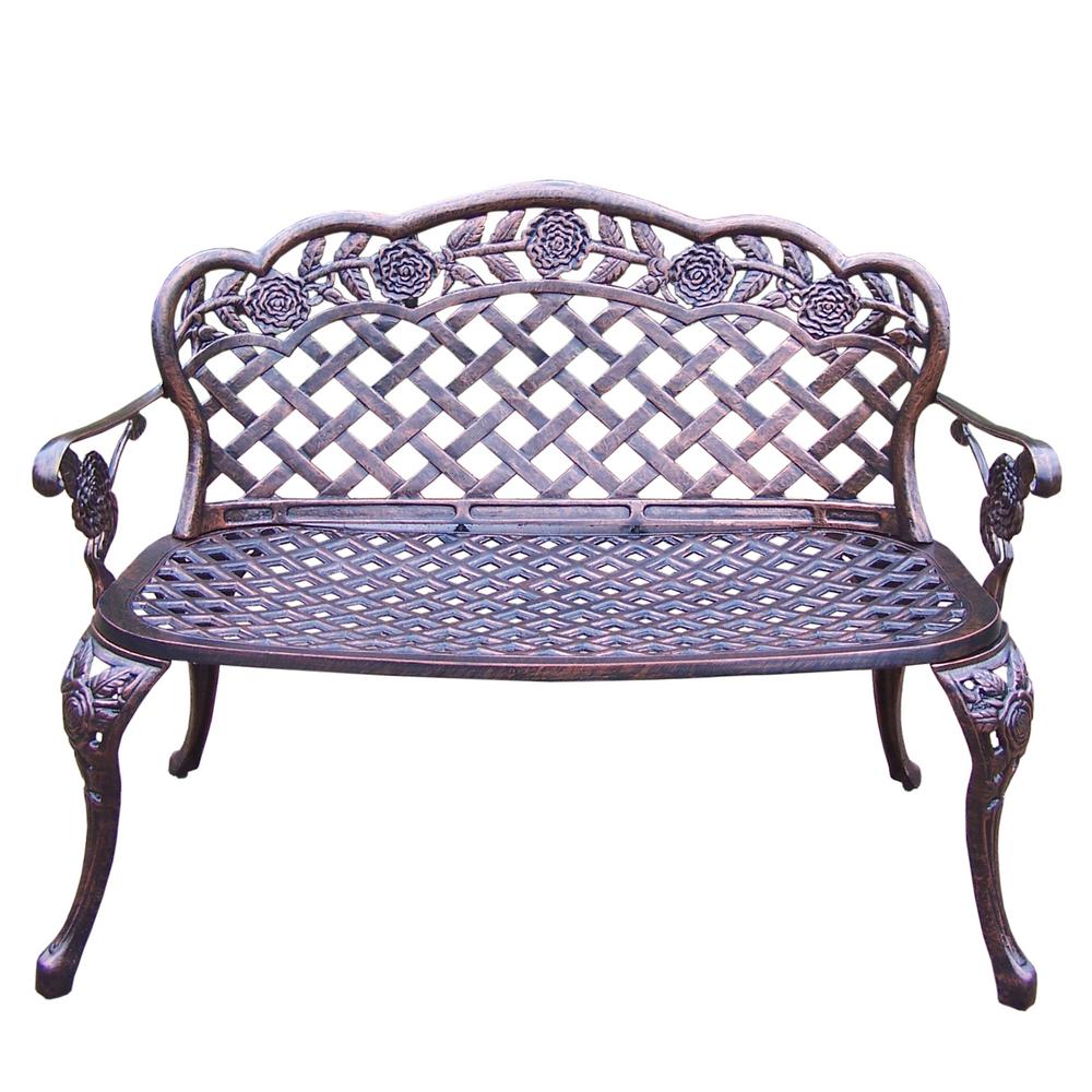 Rose Outdoor Loveseat Settee Hd3706 Ab The Home Depot