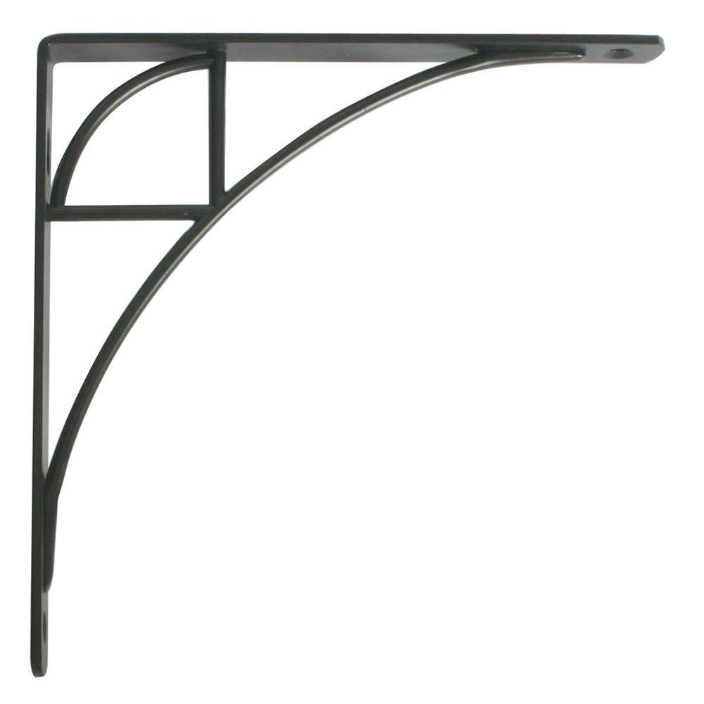Knape Vogt Oak Park 5 75 In L X 0 75 In W Black 100 Lb