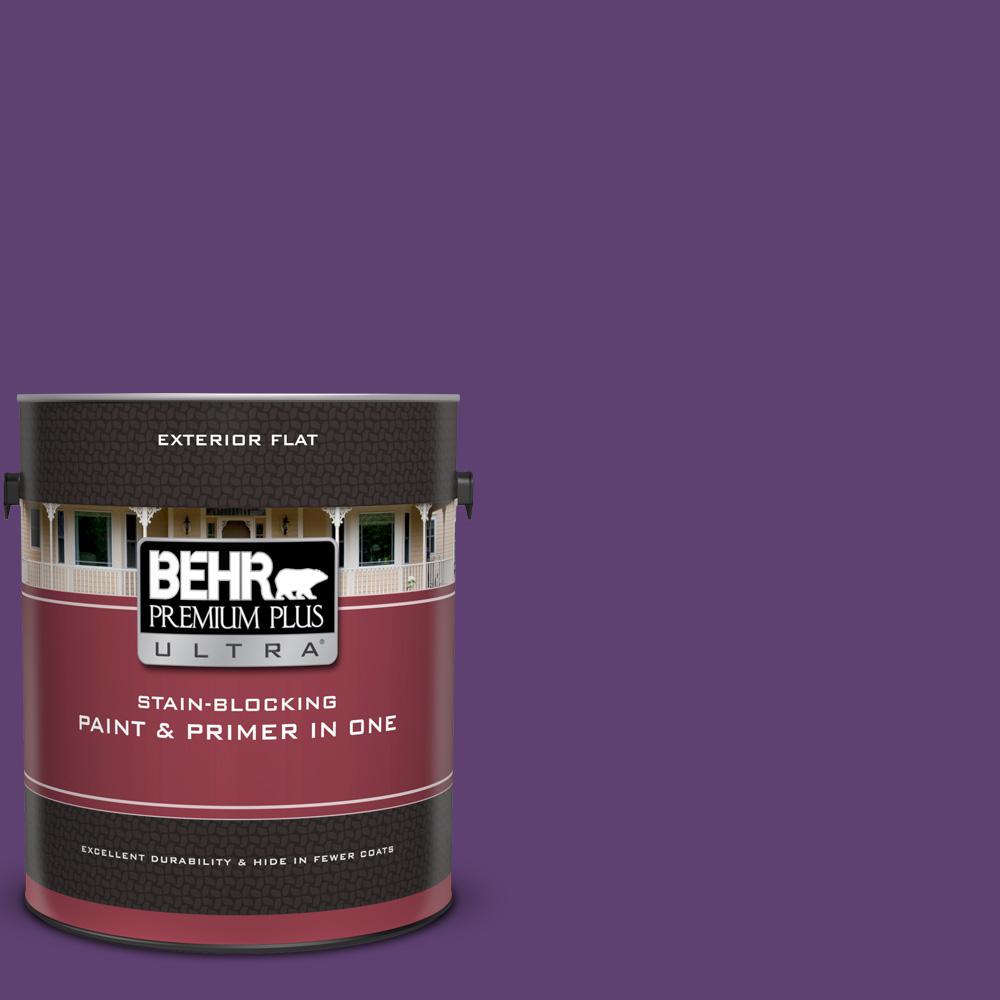 Behr Premium Plus Ultra 1 Gal S G 670 Deep Violet Flat Exterior S G 670 Deep Violet Flat Exterior Paint