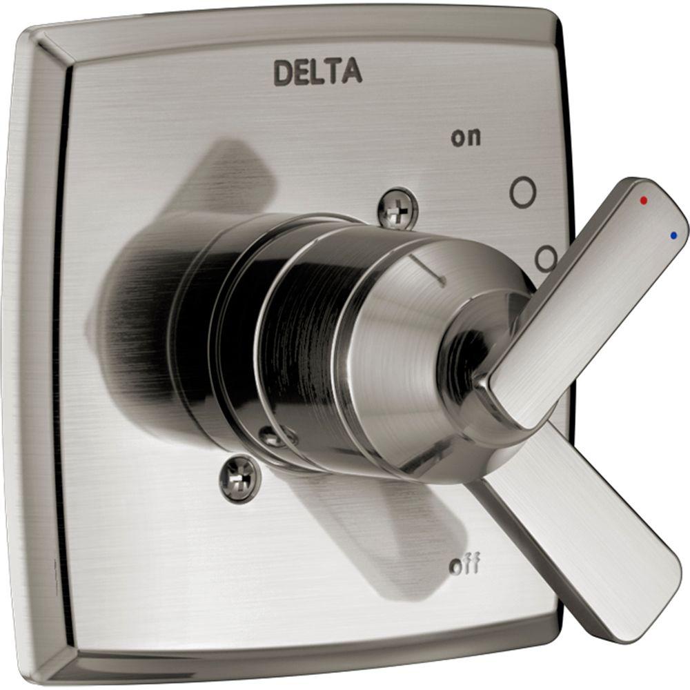 Delta Linden Monitor 17 Series 1-Handle Volume and Temperature Control