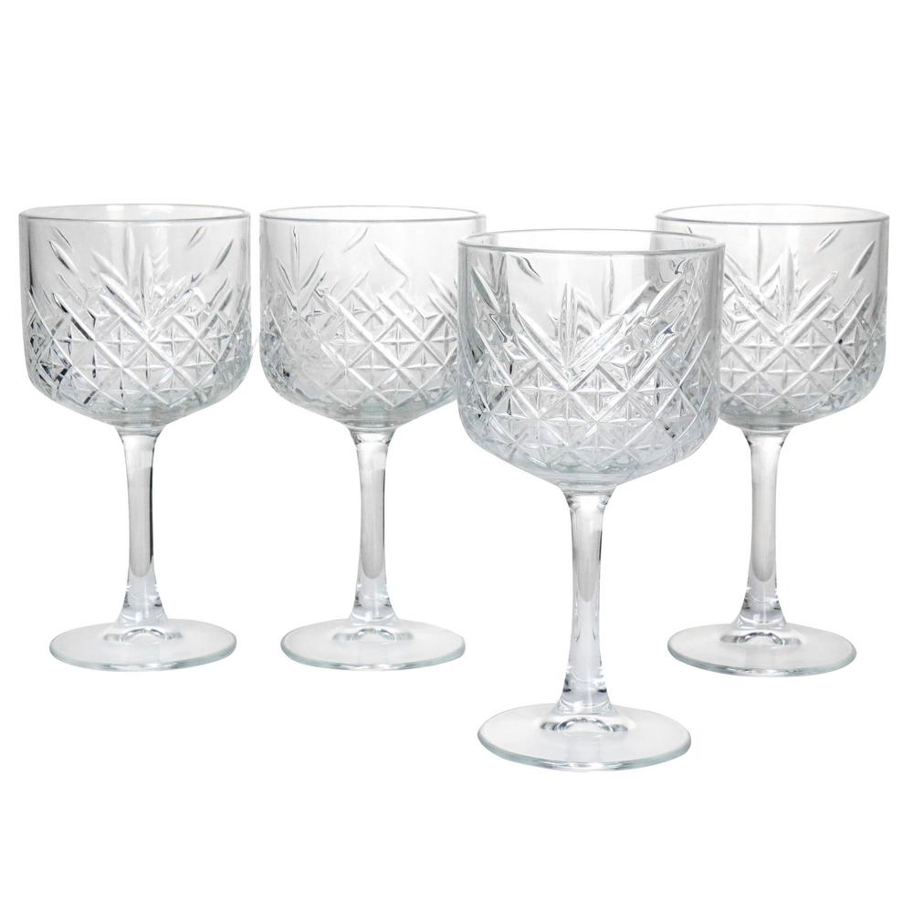 4 In Wine Glasses Drinkware The Home Depot