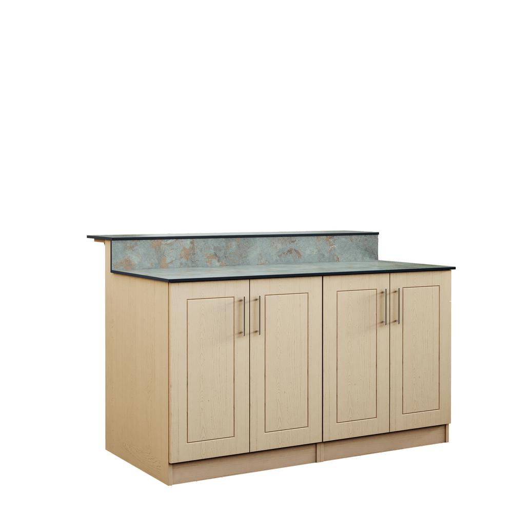 Weatherstrong Palm Beach 59 5 In Outdoor Bar Cabinets With