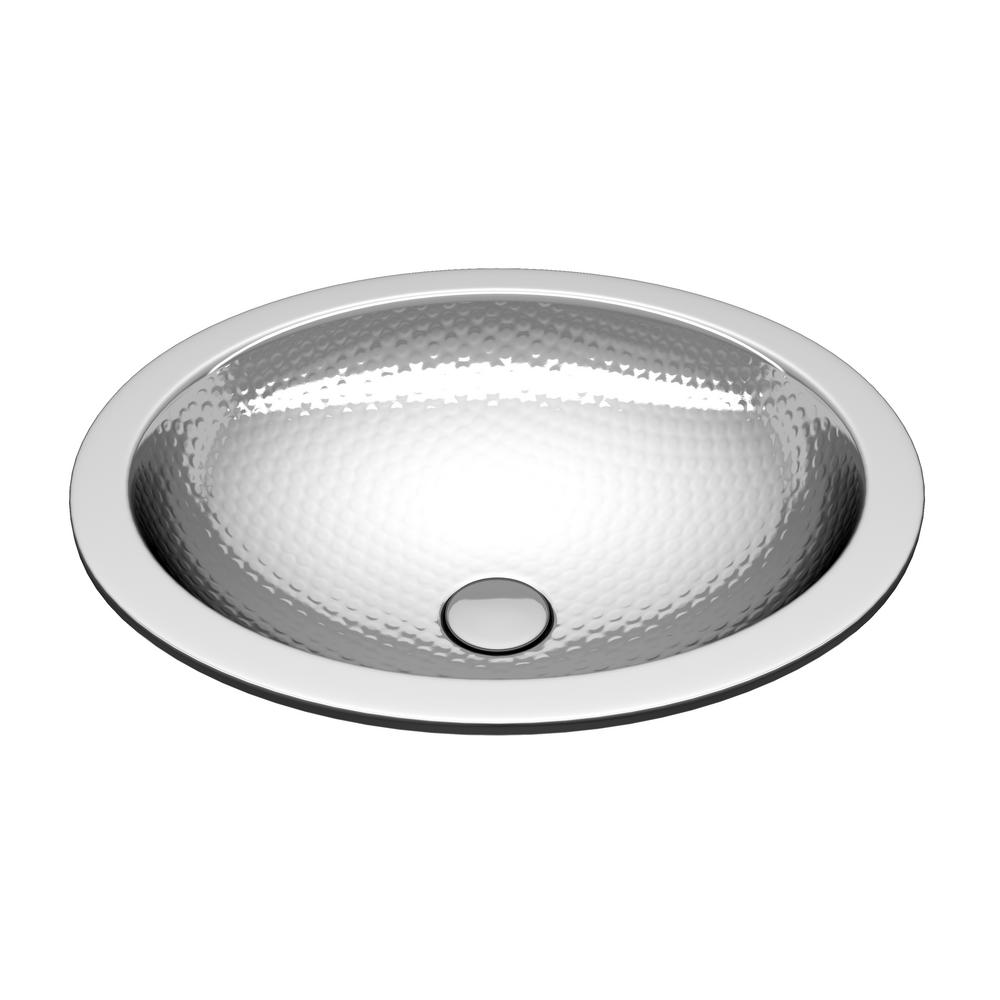 Anzzi Boreal 19 In Handmade Undermount Oval Bathroom Sink More Like This
