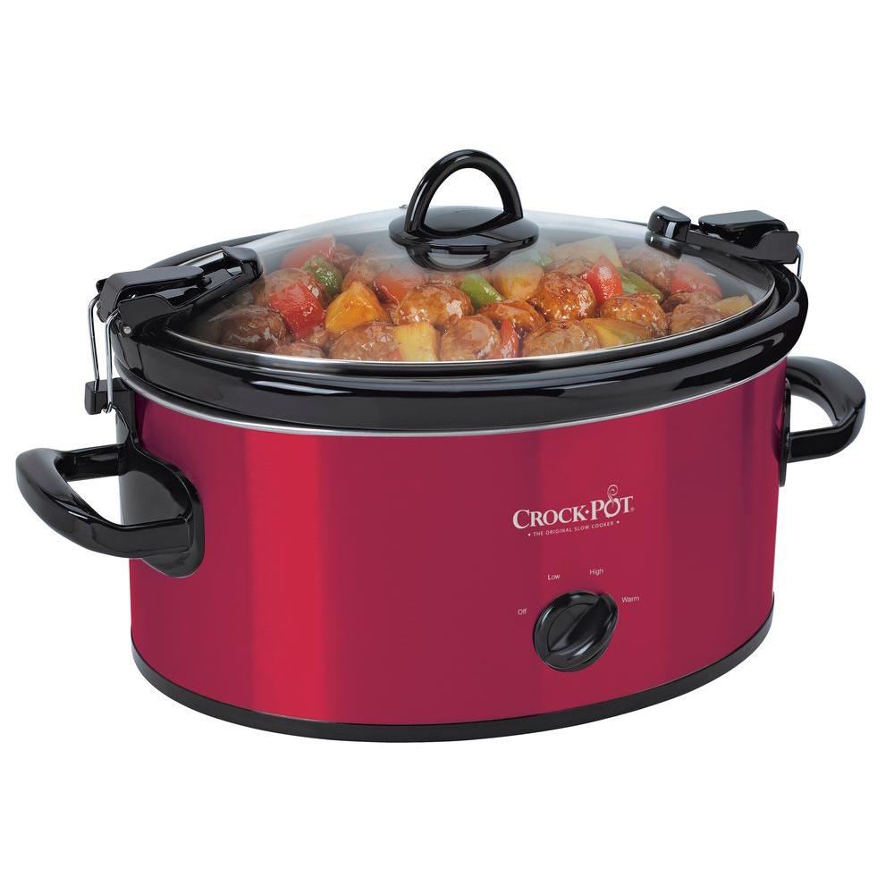 Hamilton Beach Programmable 8 Qt. Slow Cooker 33480 The Home Depot