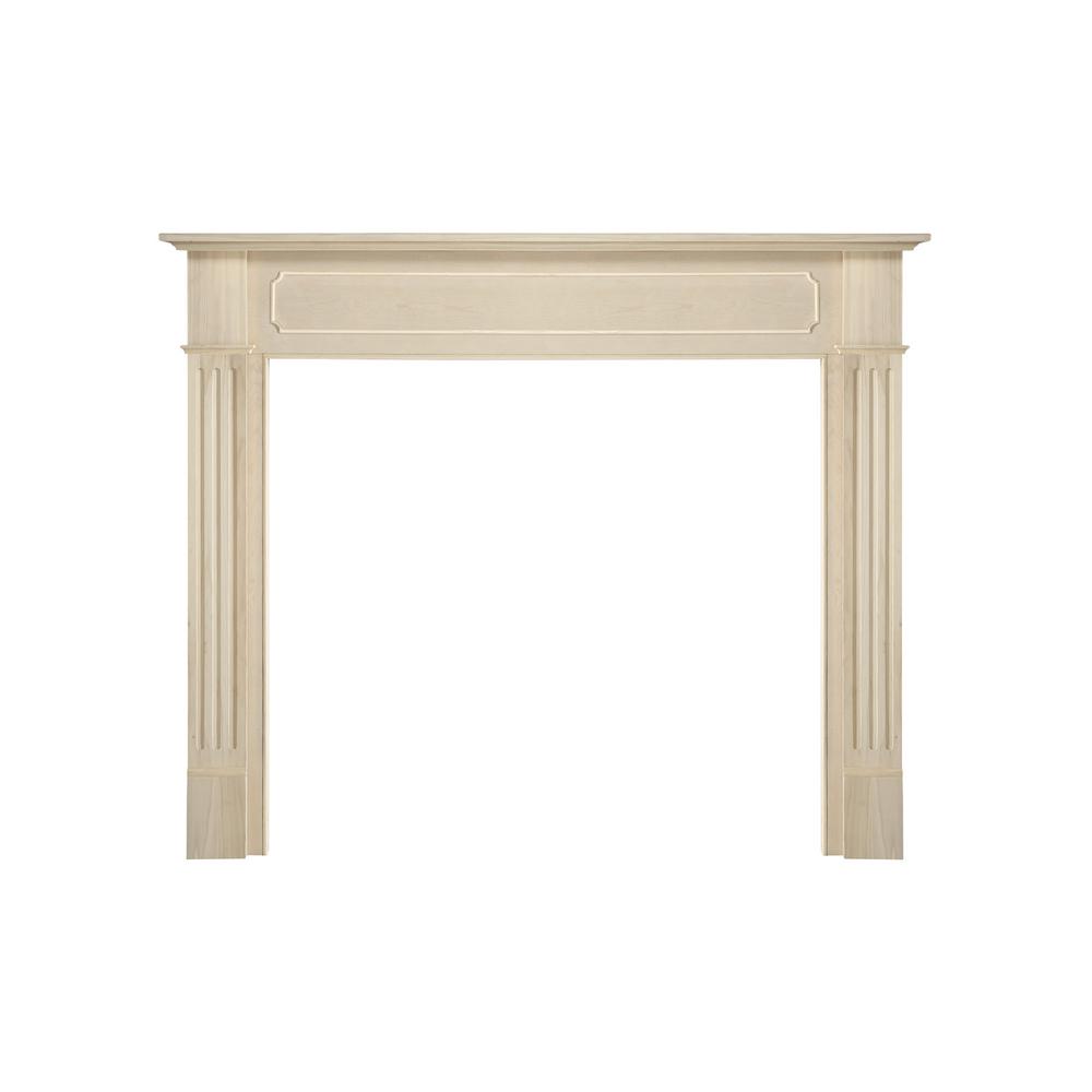 Fireplace Mantels Fireplaces The Home Depot Williamsburg 48 In X 42 Unfinished Fireplace Mantel