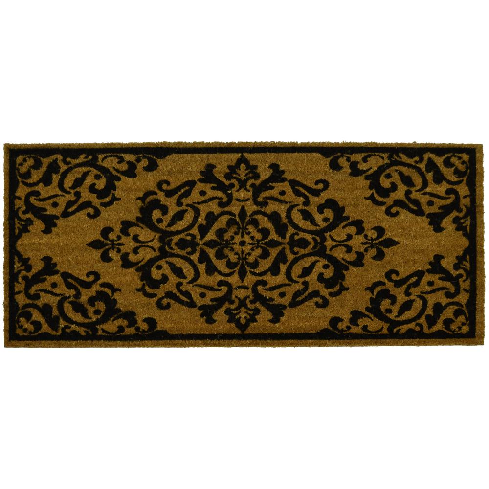Home Dynamix Fiesta Brown 20 In X 46 Coir Outdoor Mat 3 Flrs Home Dynamix Fiesta Brown 20 In X 46 Coir Outdoor Mat