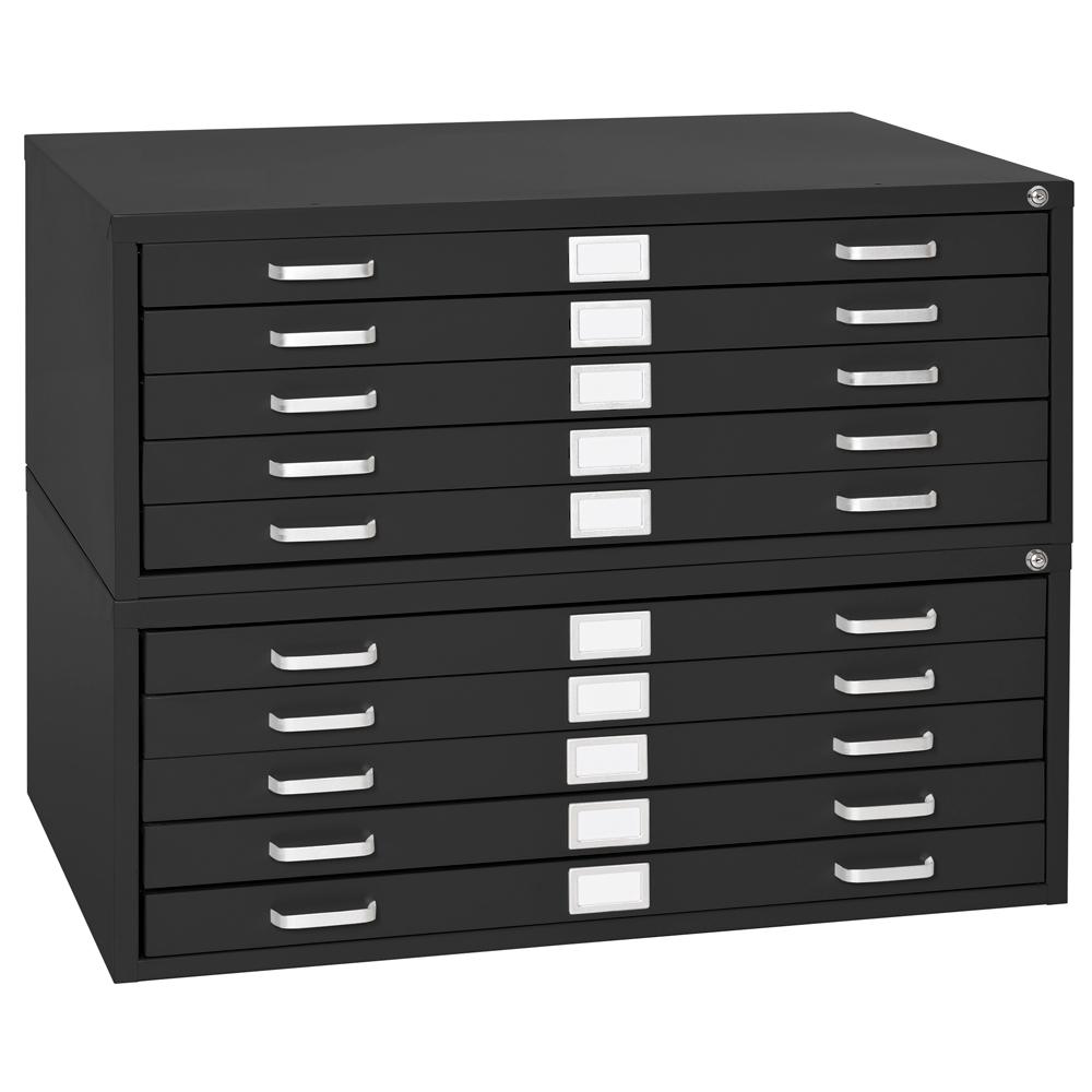 Sandusky 16 13 In H X 40 75 In W X 28 4 In D 5 Drawer Black