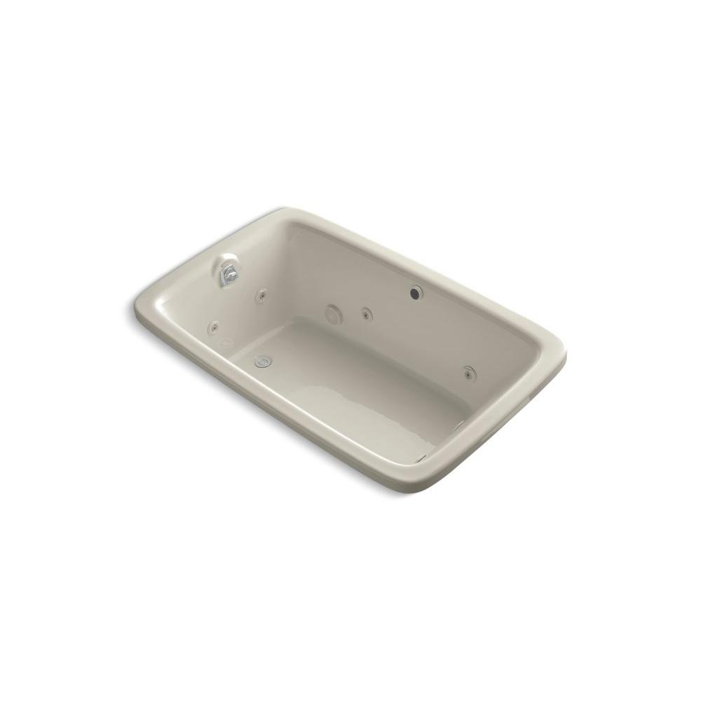 KOHLER Bancroft 5.5 ft. Acrylic Rectangular Dropin Whirlpool Bathtub
