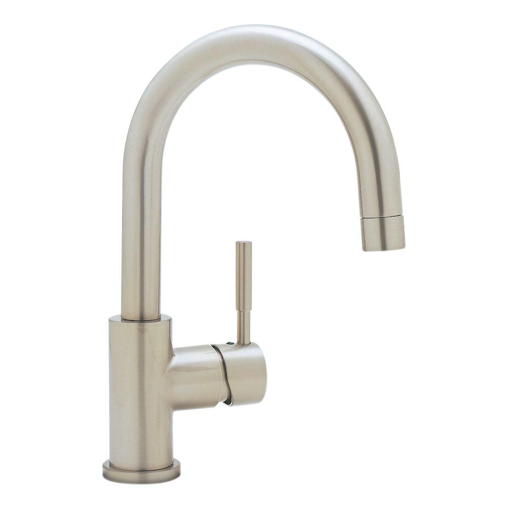 Blanco Meridian Single Handle Bar Faucet In Satin Nickel 440954