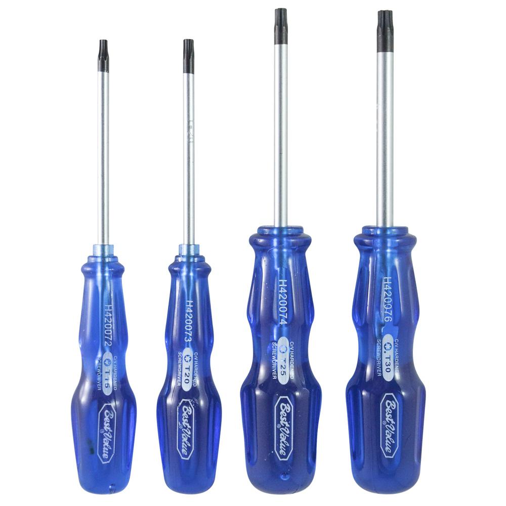 Best Value Torx Professional Screwdriver Set (4Piece)H420078 The