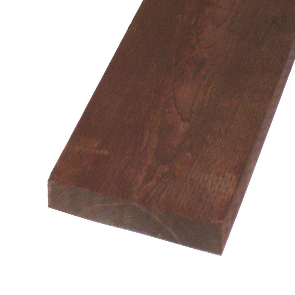 PressureTreated Lumber HF Brown Stain 2 in. x 12 in. x 12 ft