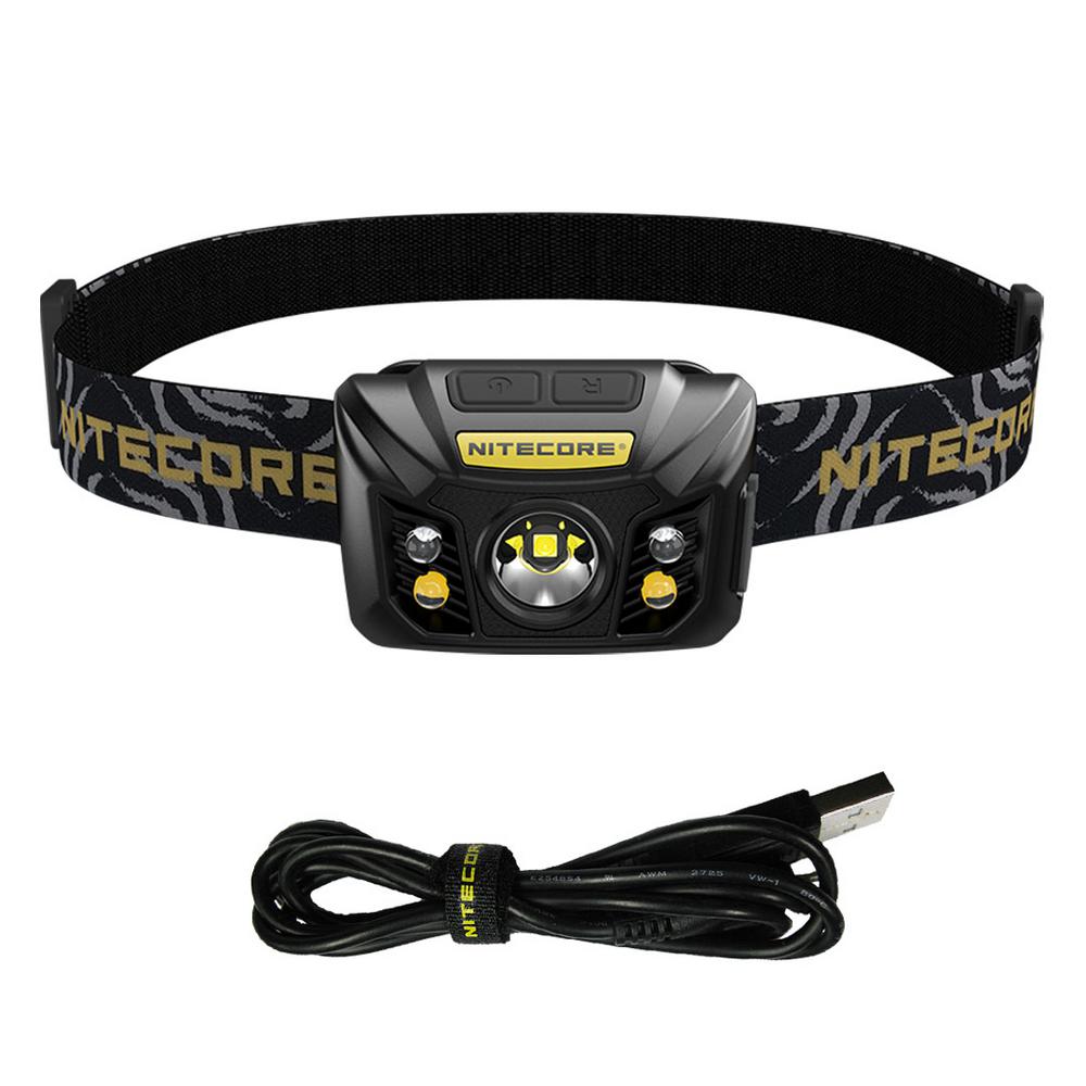 NITECORE 550 Lumens Rechargeable USB LED Headlamp with Red Light and