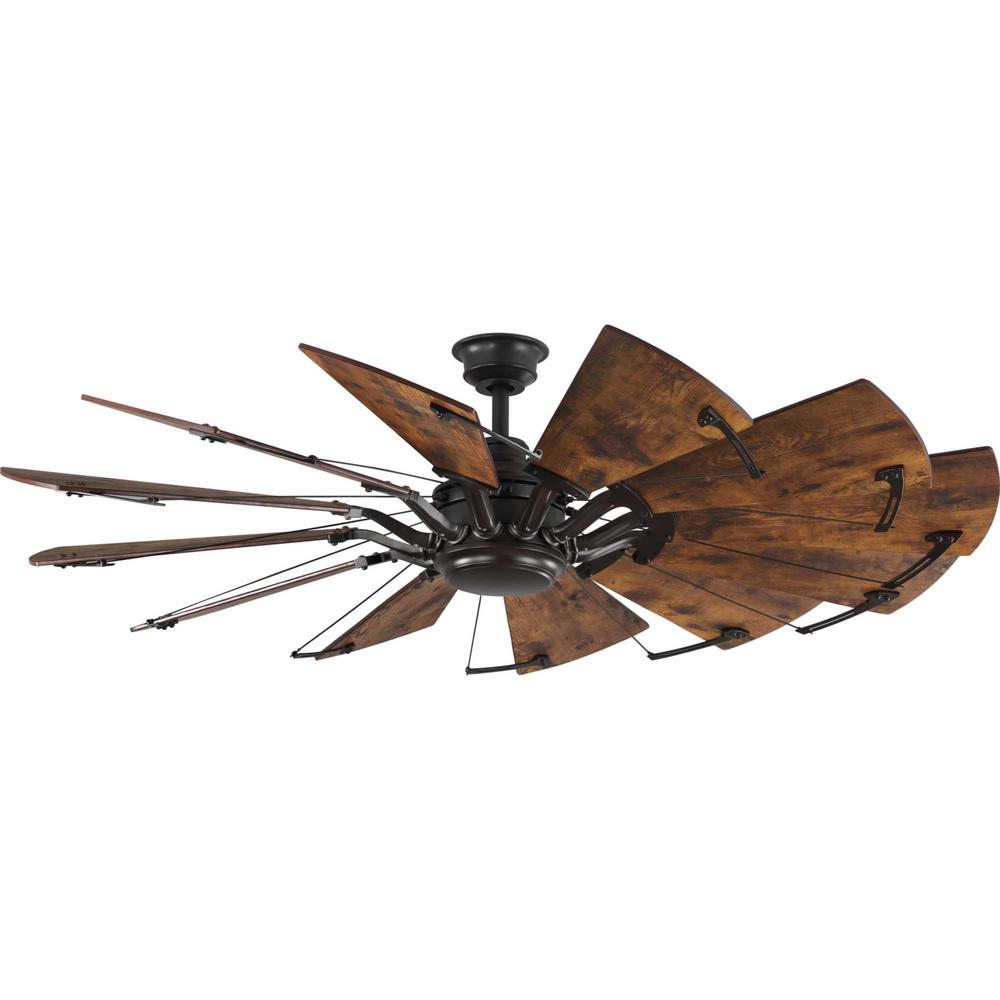 Mission Bronze Ceiling Fans Lighting The Home Depot