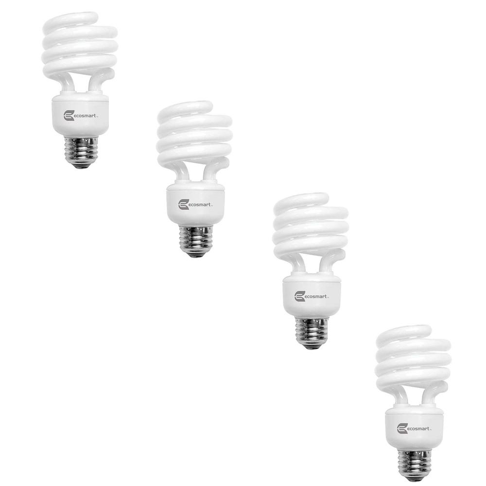 EcoSmart 15-Watt 65W R30 Dimmable Soft White CFL Light Bulb