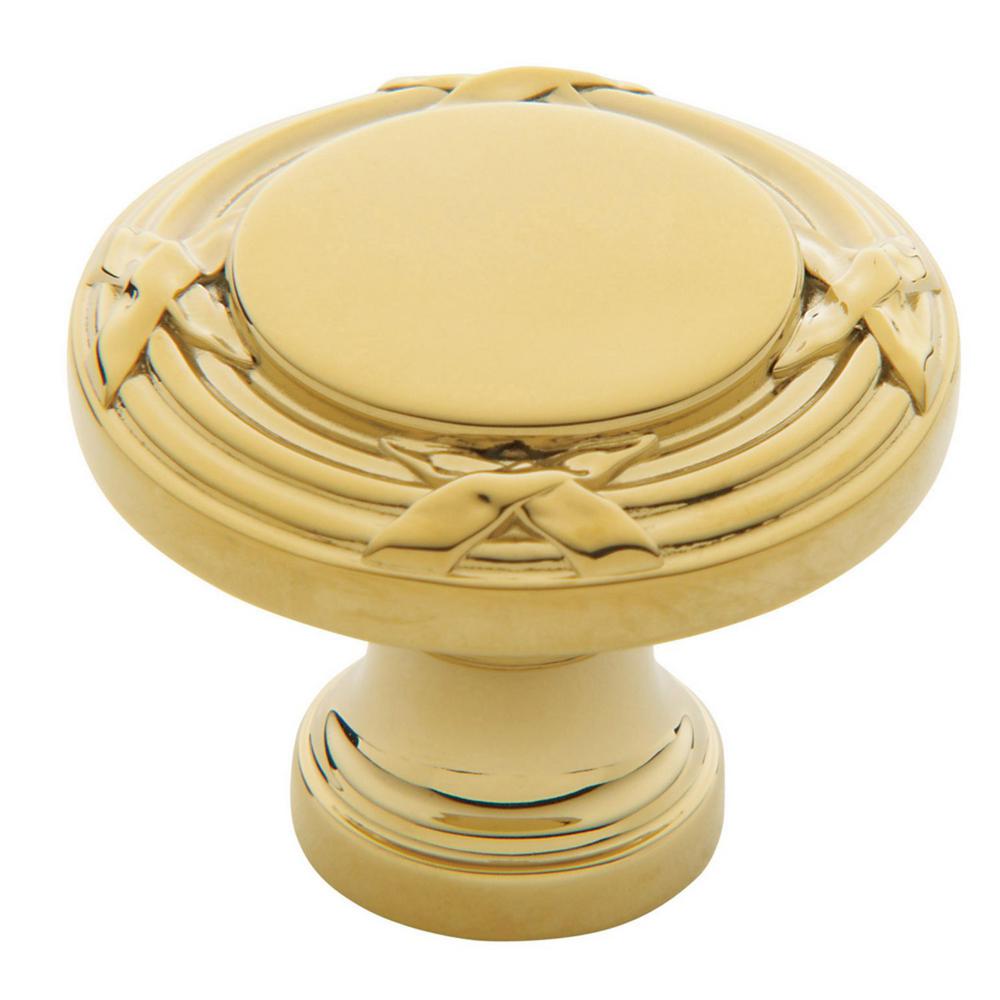 Baldwin Edinburgh 125 In Polished Brass Cabinet Knob 4629030