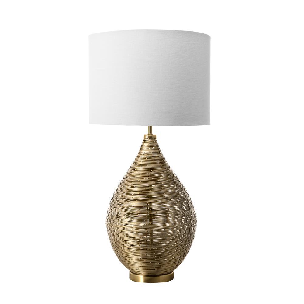 nuLOOM Barlow 26 in. Gold Modern Table Lamp, DimmableRJT26AA The