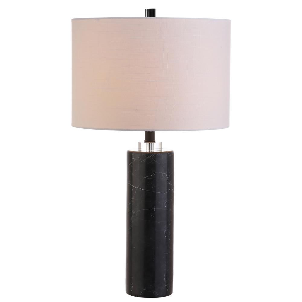 JONATHAN Y Brooks 27 in. H Black Marble/Crystal Table Lamp-JYL5011A ...