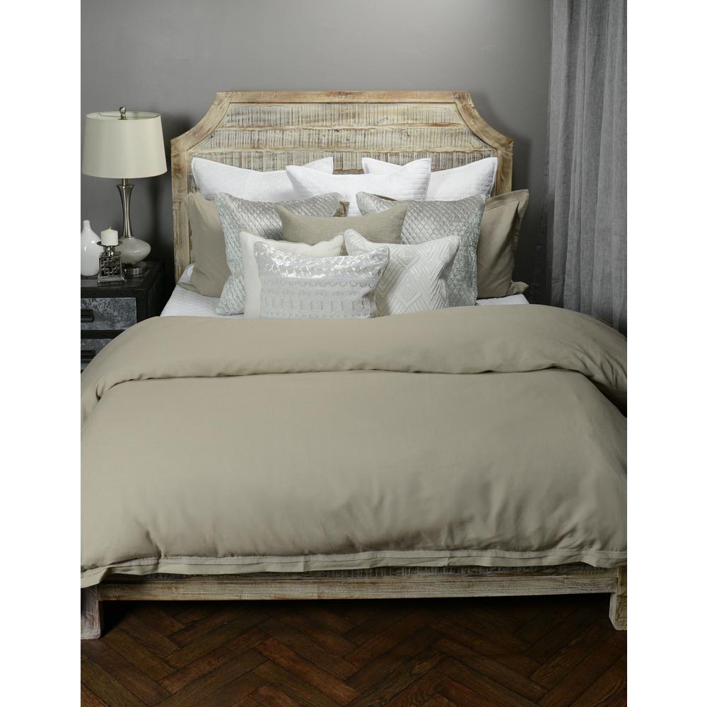 Harlow Natural Solid King Linen Duvet Cover V021455 The Home Depot