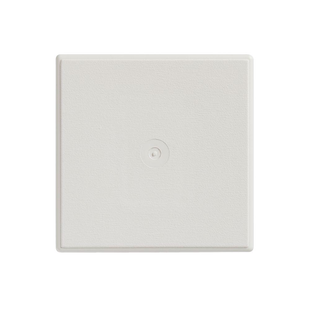 Ply Gem 6.625 in. x 6.625 in. DutchLap Surface Mounting Block White