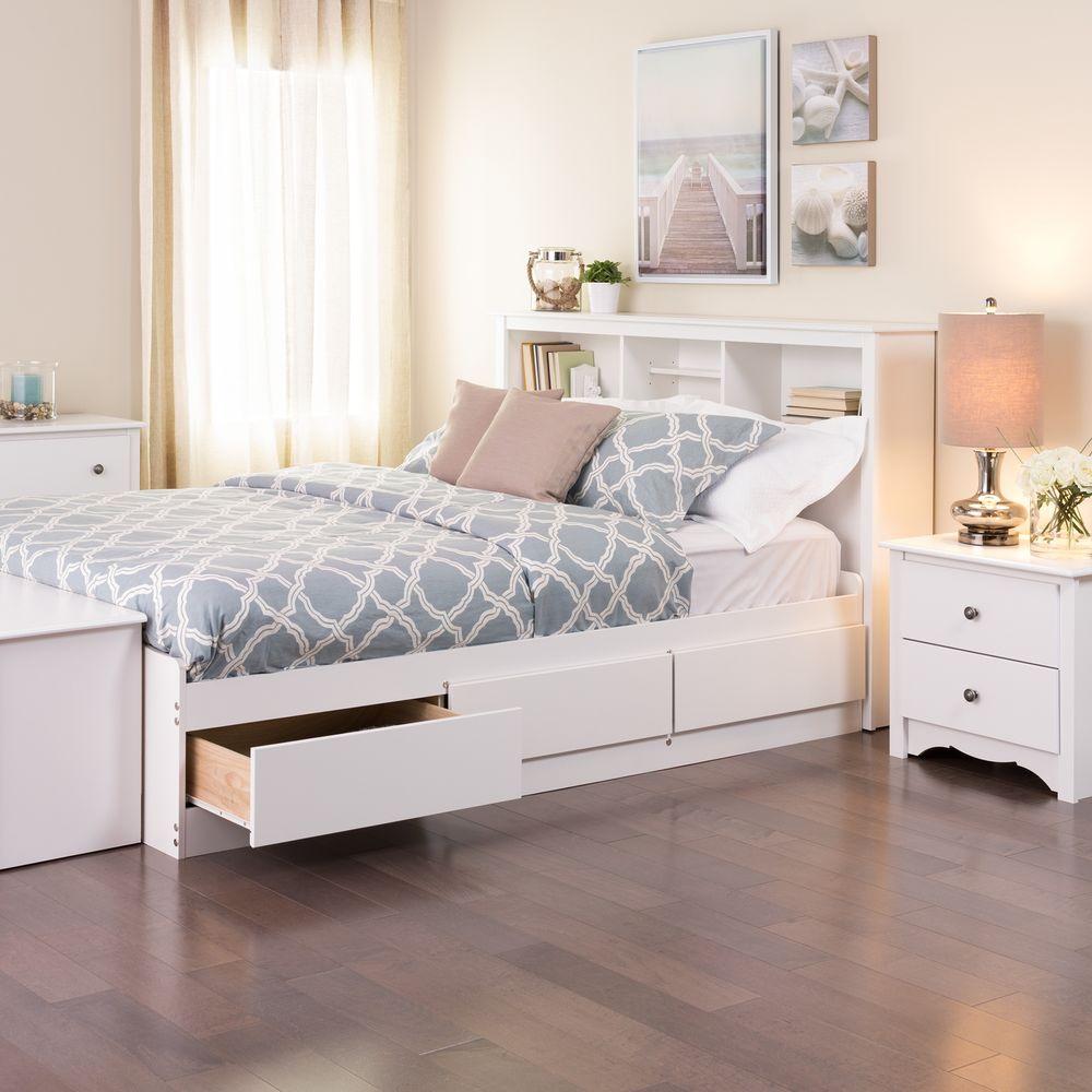 Prepac Monterey Queen Wood Storage Bed Wbq 6200 3k The