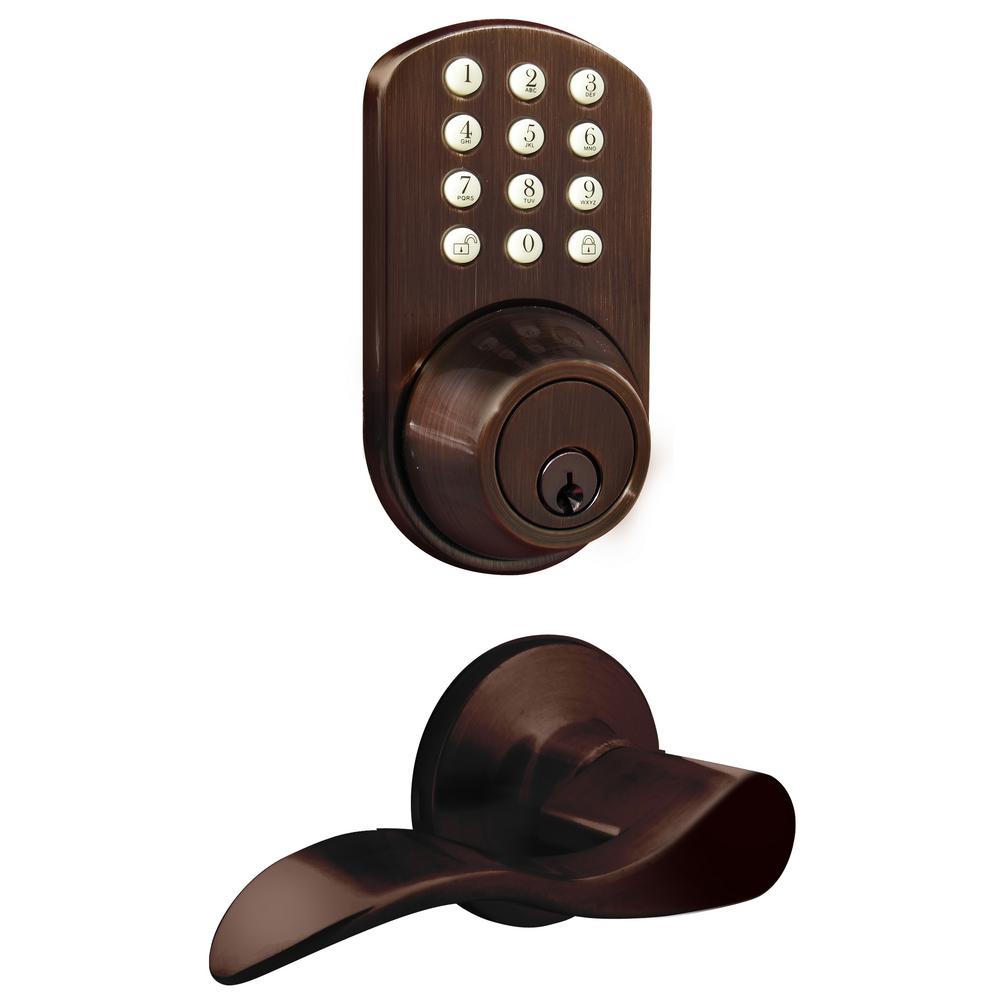 keypad deadbolt and handle