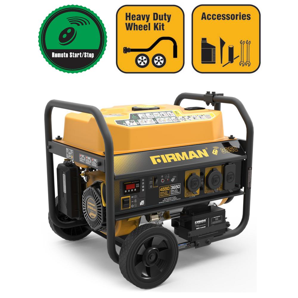 Firman Performance 4550/3650-Watt Gas Powered Extended Run Time