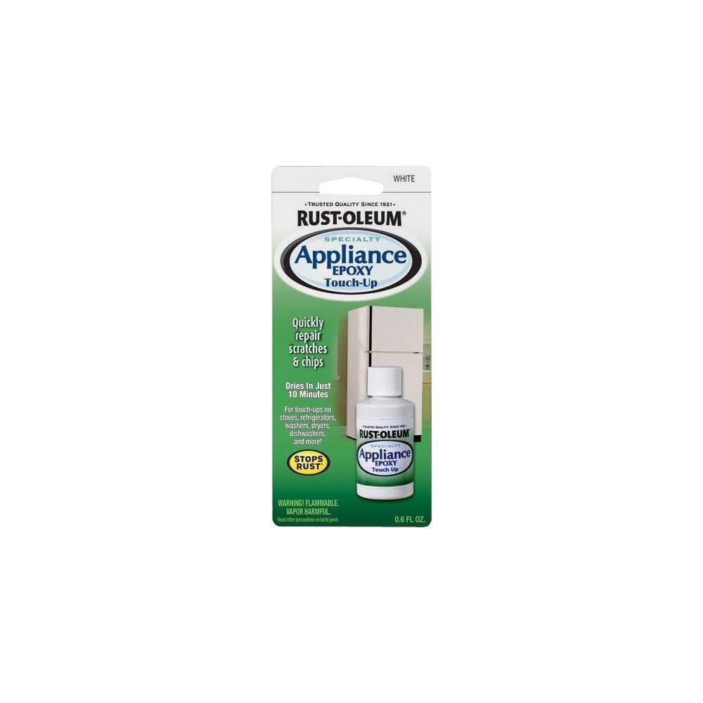 Rust Oleum Specialty 0 6 Oz Gloss White Liance Epoxy Touch Up 0 6 Oz Gloss White Liance Epoxy