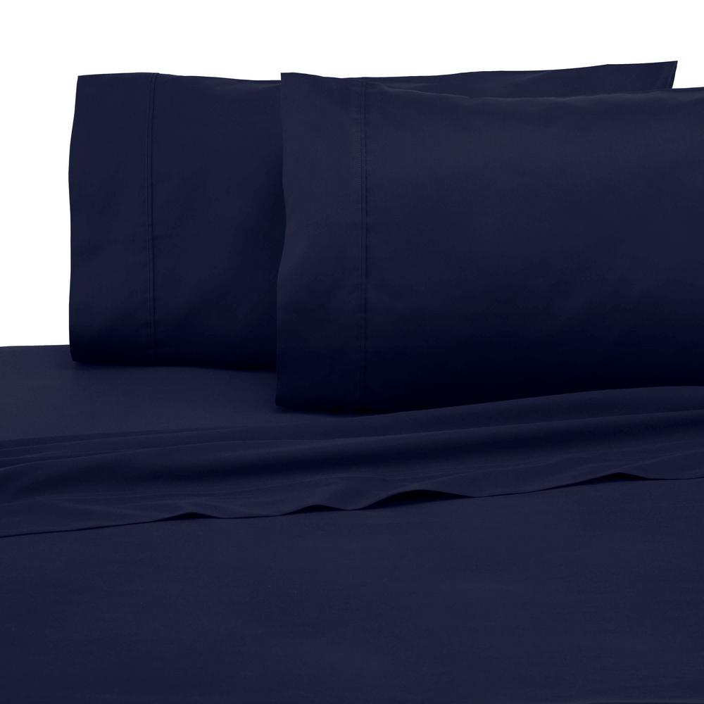 Modern Living 300 Thread Count 4 Piece Evening Blue Cotton Full 300 Thread Count 4 Piece Evening Blue Cotton Full Sheet Set