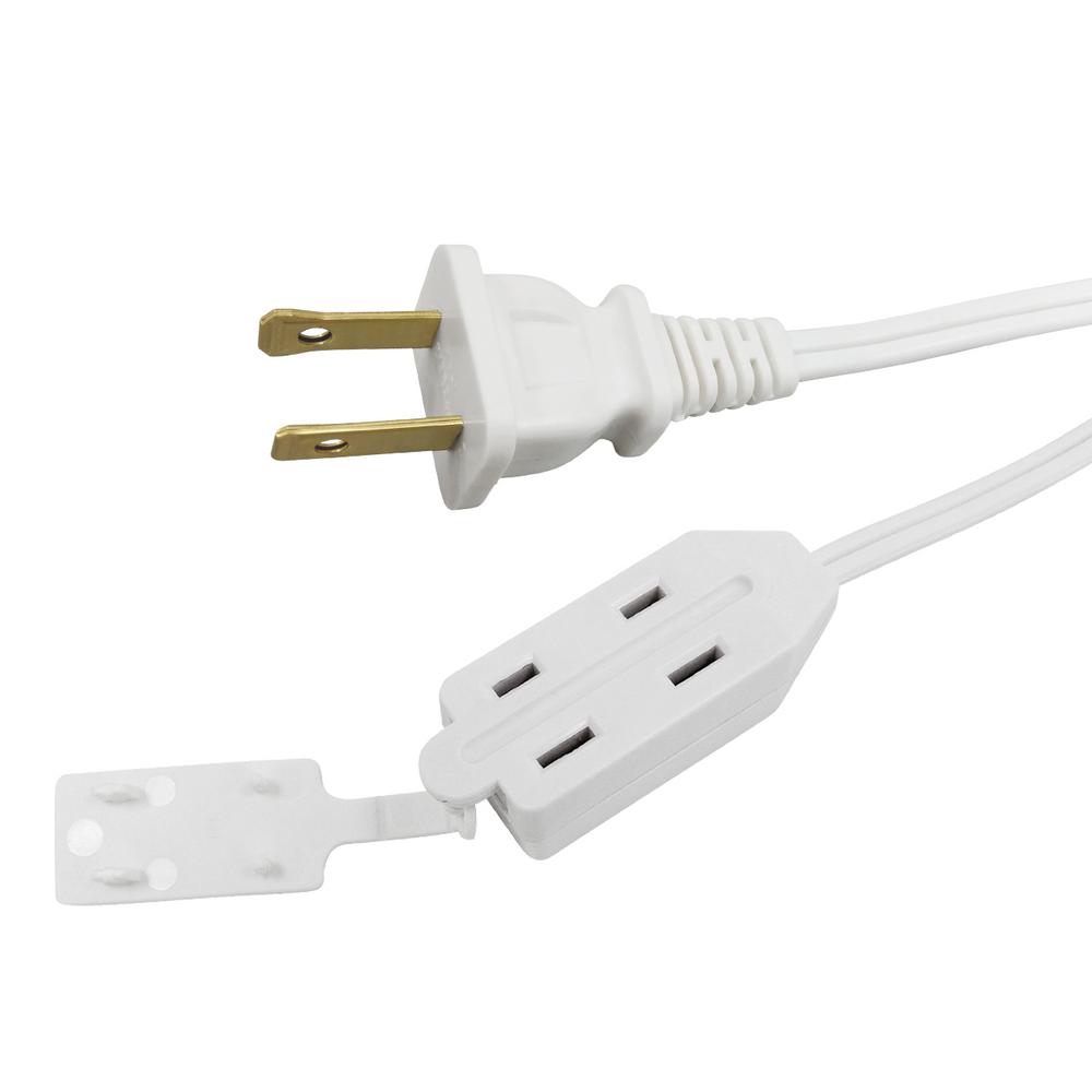 HDX 12 ft. 16/2 White Cube Tap Extension Cord-HW16212HDW - The Home Depot