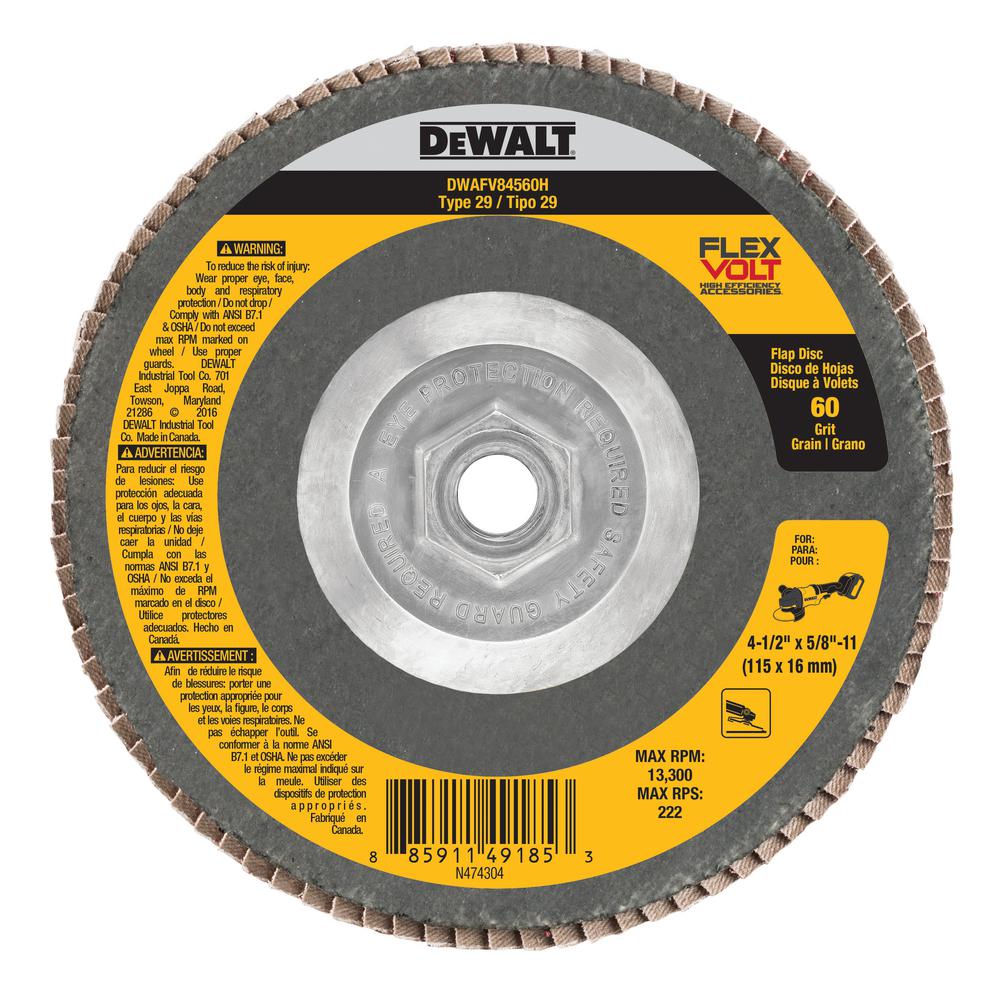 Diablo 41/2 in. 40Grit Steel Demon Grinding and Polishing Flap Disc