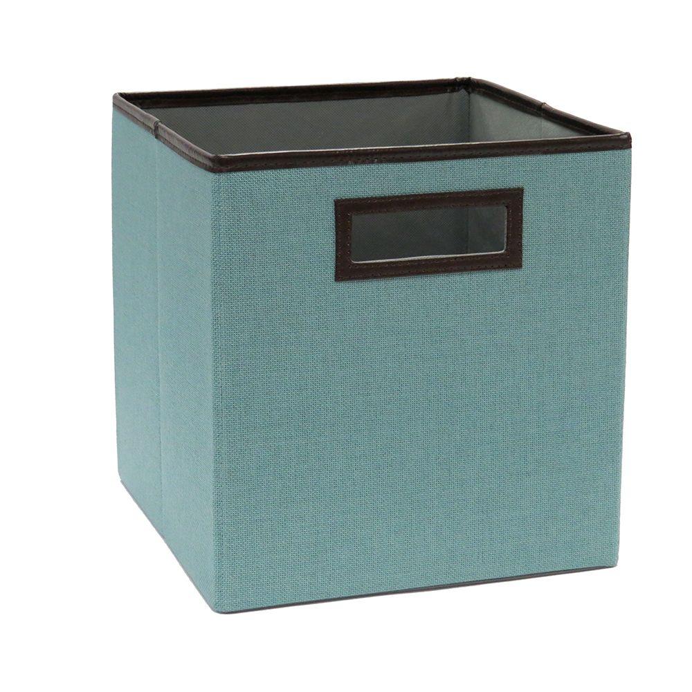 Closetmaid 10 5 In X 11 In Caribbean Teal Linen Fabric Drawer