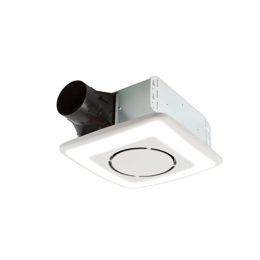 Nutone Invent Series 110 Cfm Ceiling Install Bathroom Exhaust Fan With Light And Soft Surround Led Energy Star