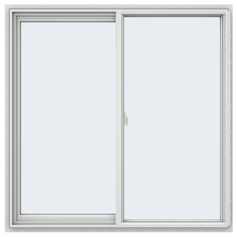 Jeld Wen 47 5 In X V 2500 Series White Vinyl Left Handed Jeld Wen 47 5 In X V 2500 Series White Vinyl