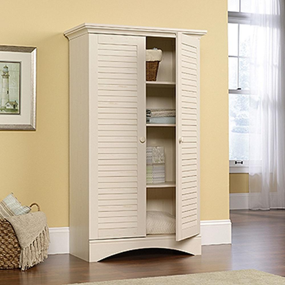 SAUDER Harbor View Antiqued Storage Cabinet-400742 - The ...