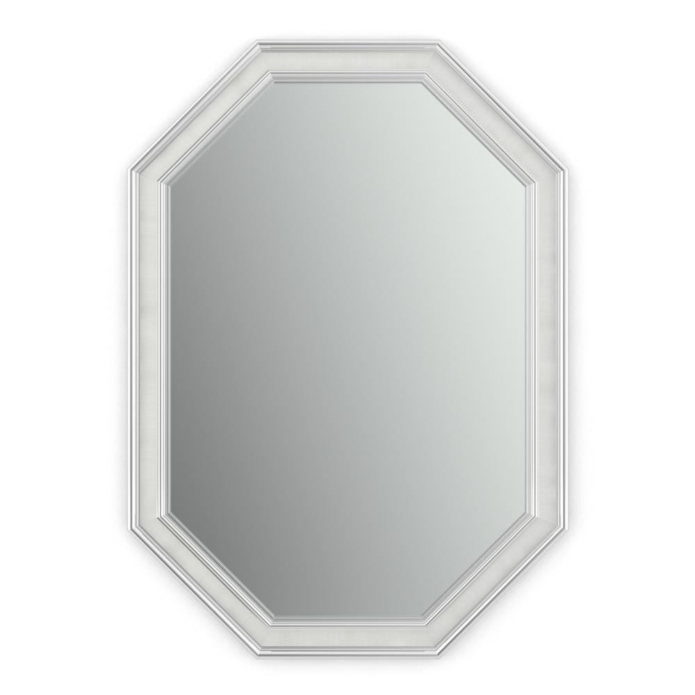 Delta 33 in. x 46 in. (L3) Octagonal Framed Mirror with Standard Glass
