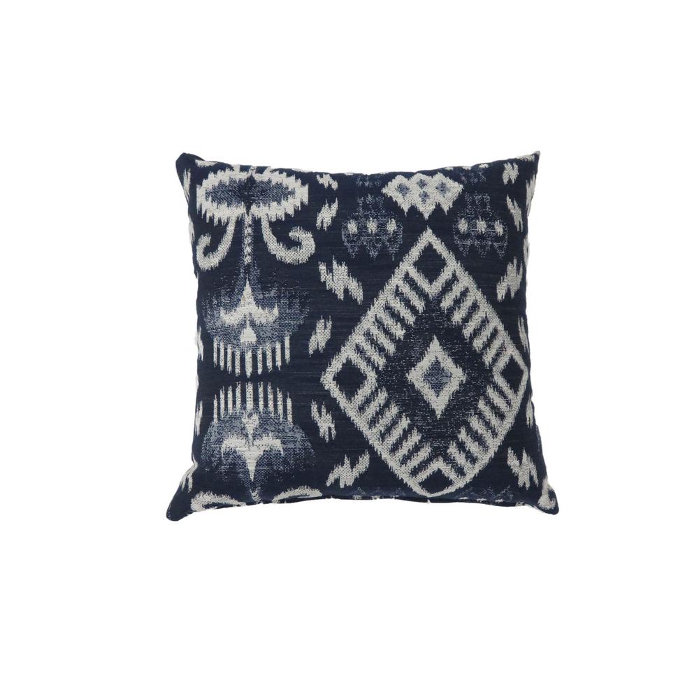 Zena 22 In Contemporary Throw Pillow Navy Pack Of 2 Pl6032nv S Contemporary Throw Pillow In Navy Pack Of 2
