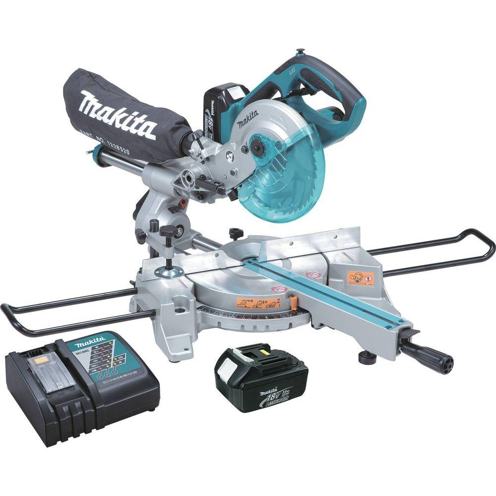 UPC 088381672771 product image for Makita 18-Volt LXT Lithium-Ion Cordless 7-1/2 in. Dual Slide Compound Miter Saw  | upcitemdb.com