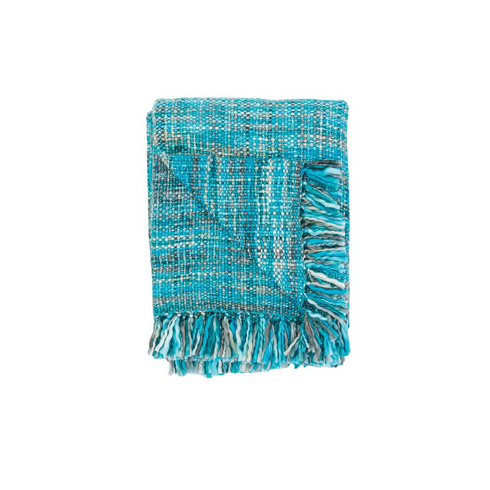 C&F HOME Space Aqua Throw Blanket 842581811A The Home Depot