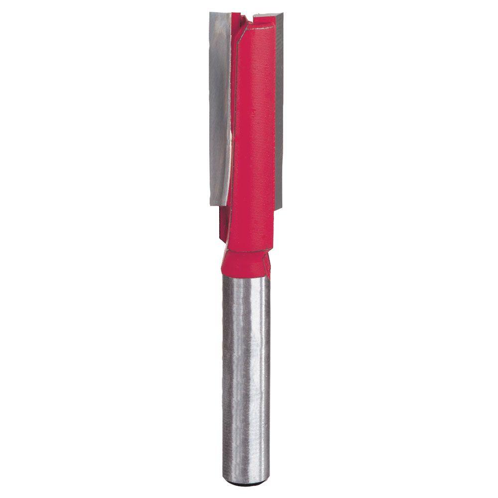 L Carbide Double Flute Straight Router Bit Dia x 2-1//2 in Diablo 3//8 in